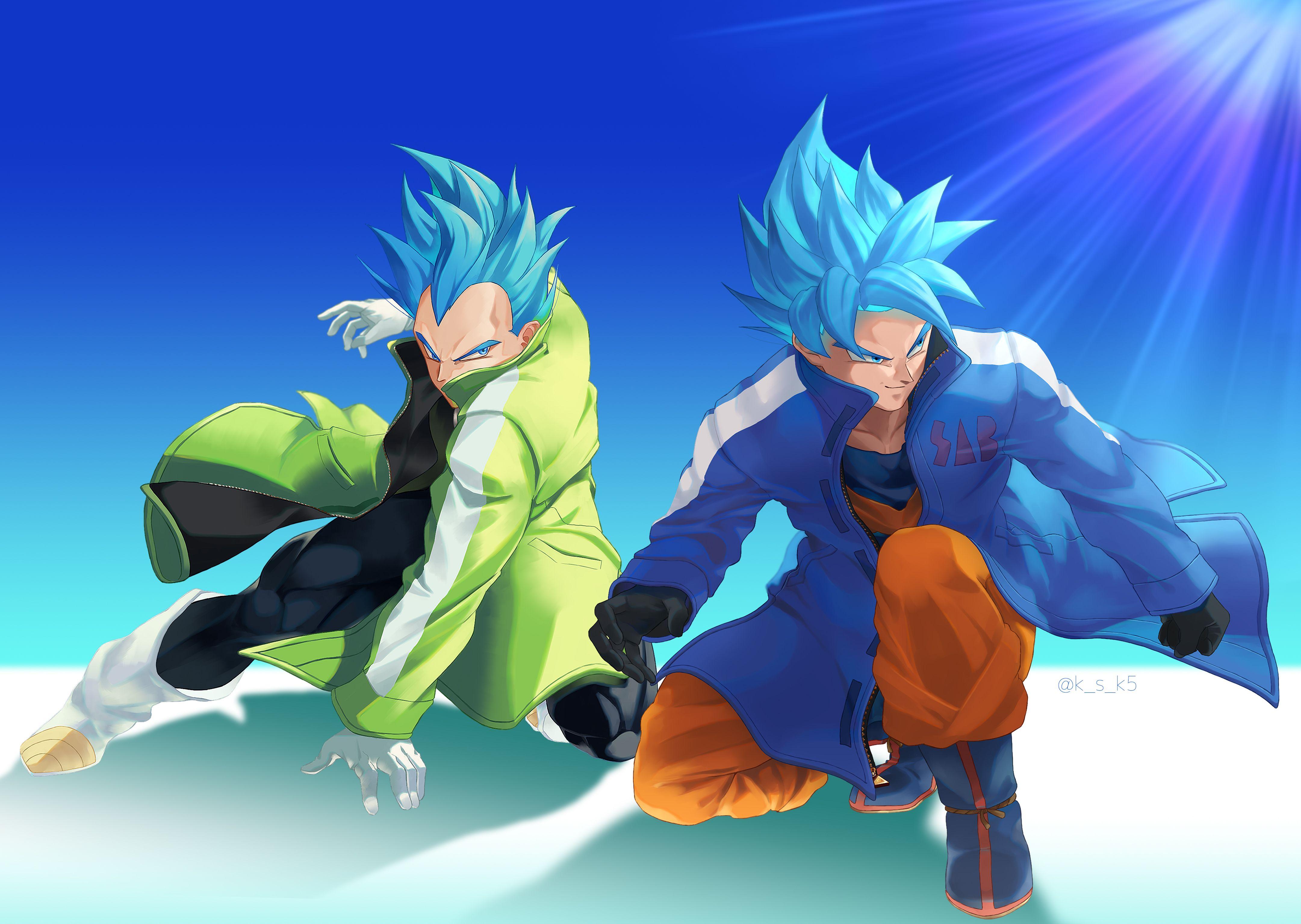 Goku and Vegeta Blue Wallpapers Top Free Goku and Vegeta Blue
