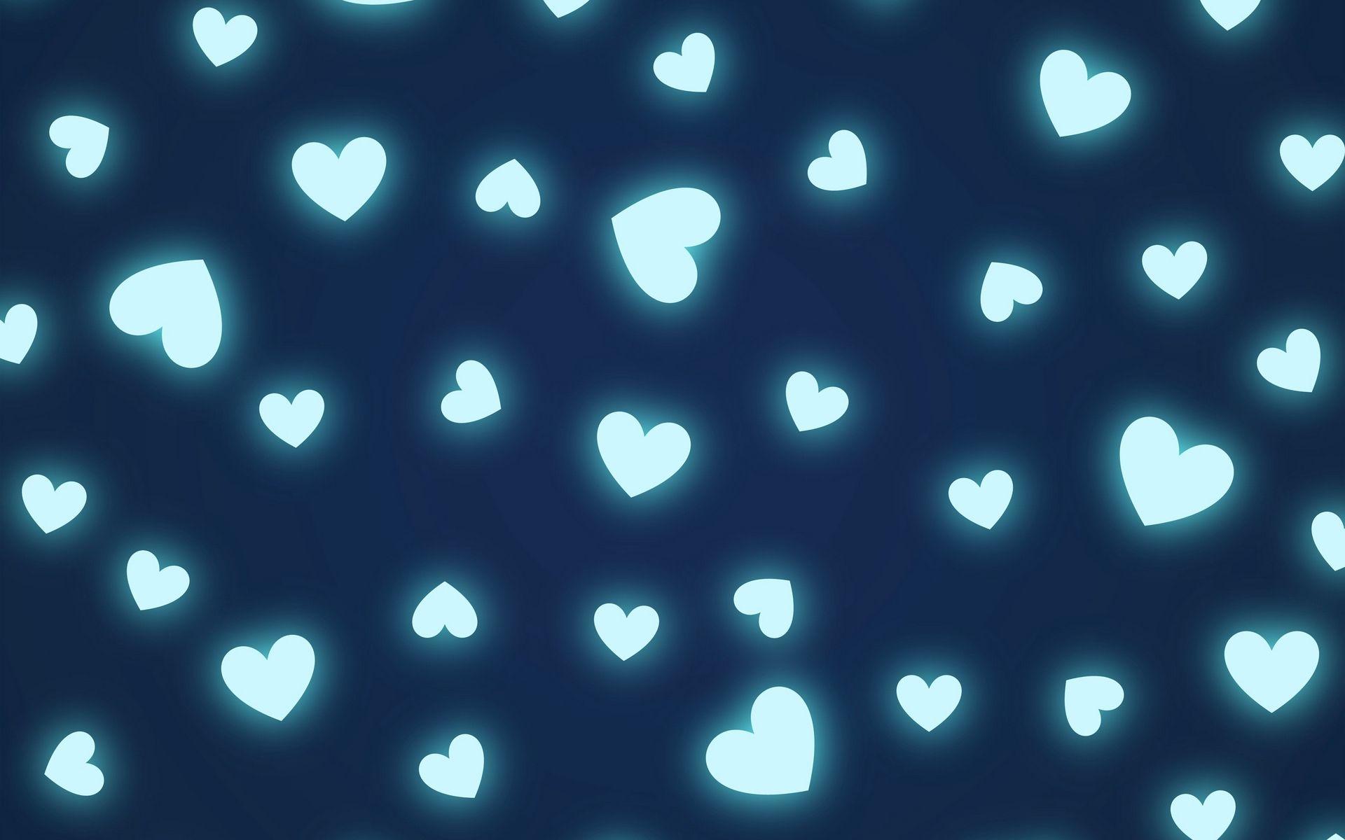 Cute Blue Hearts Wallpapers Top Free Cute Blue Hearts Backgrounds