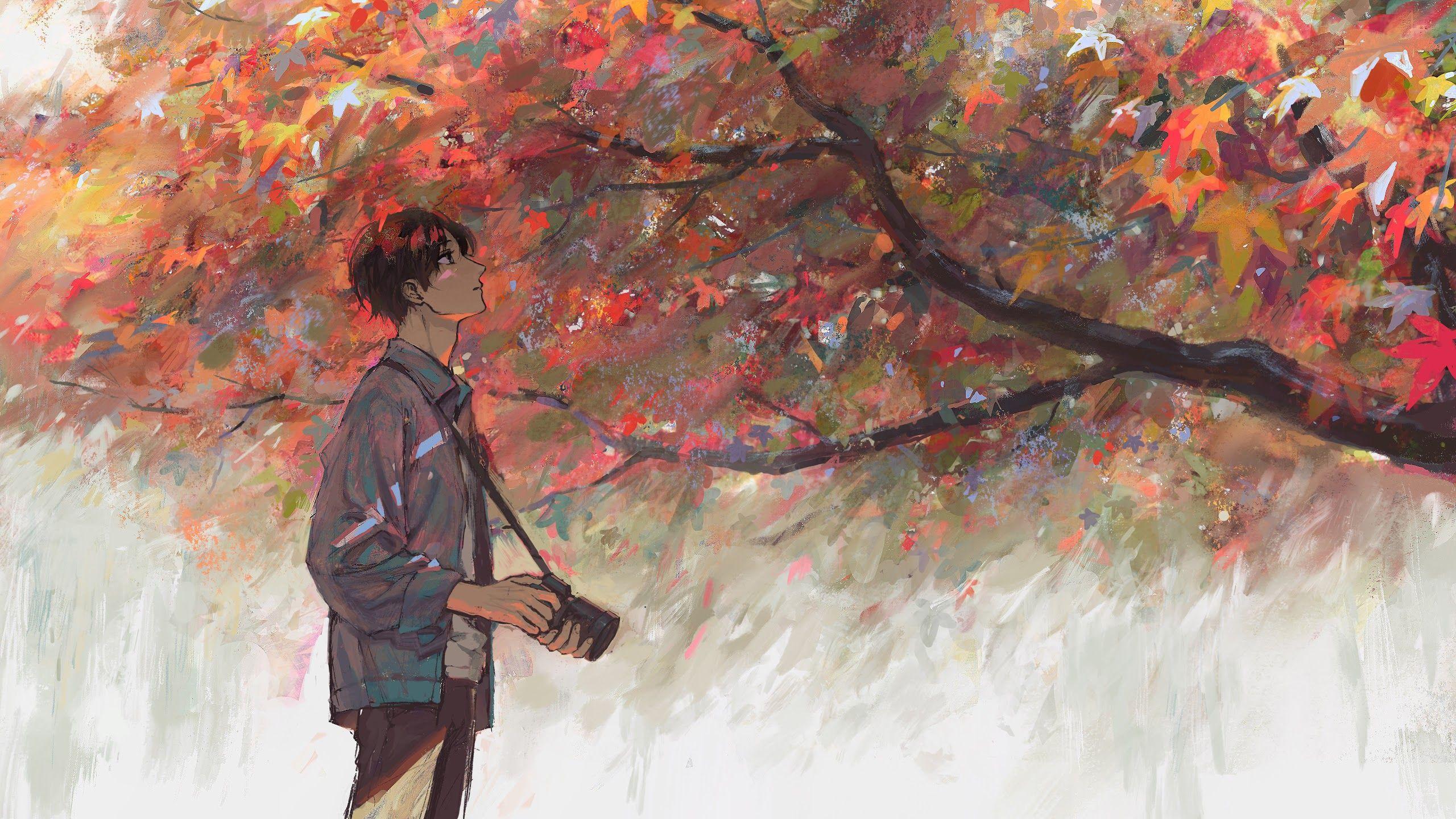 Anime Autumn Desktop Wallpapers Top Free Anime Autumn Desktop