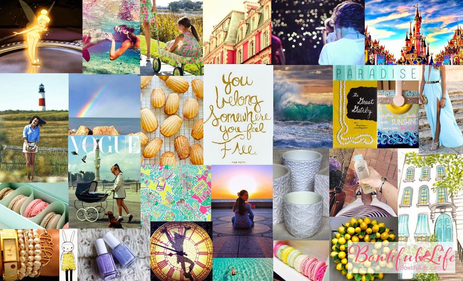 Collage Aesthetic Summer Laptop Wallpapers Top Free Collage Aesthetic