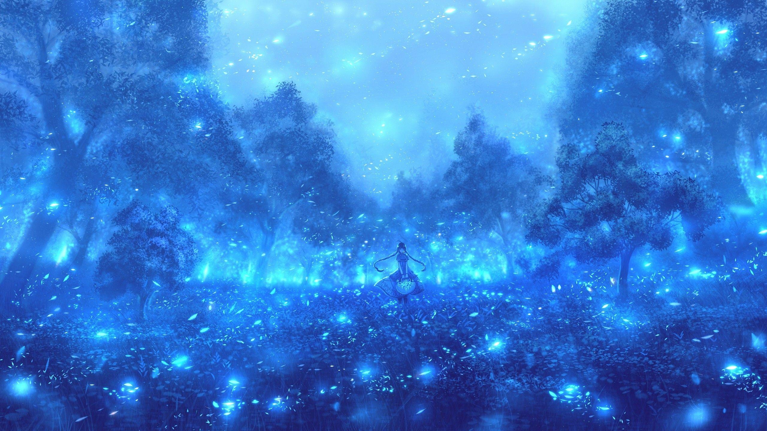 Blue Anime 2560X1440 Wallpapers Top Free Blue Anime 2560X1440