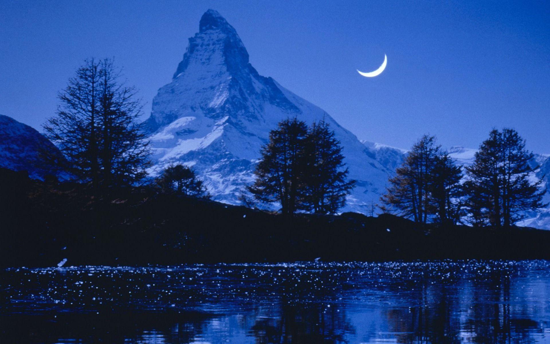 Blue Moon Mountain Wallpapers Top Free Blue Moon Mountain Backgrounds