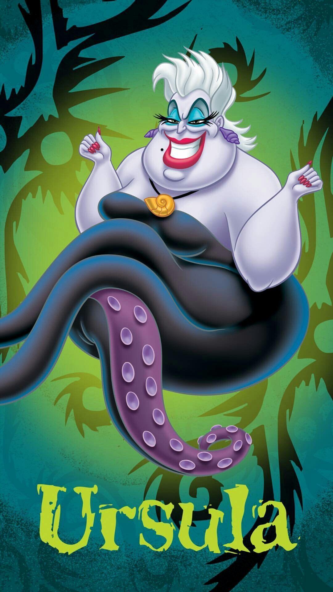 Disney Ursula Wallpapers - Top Free Disney Ursula Backgrounds - WallpaperAccess