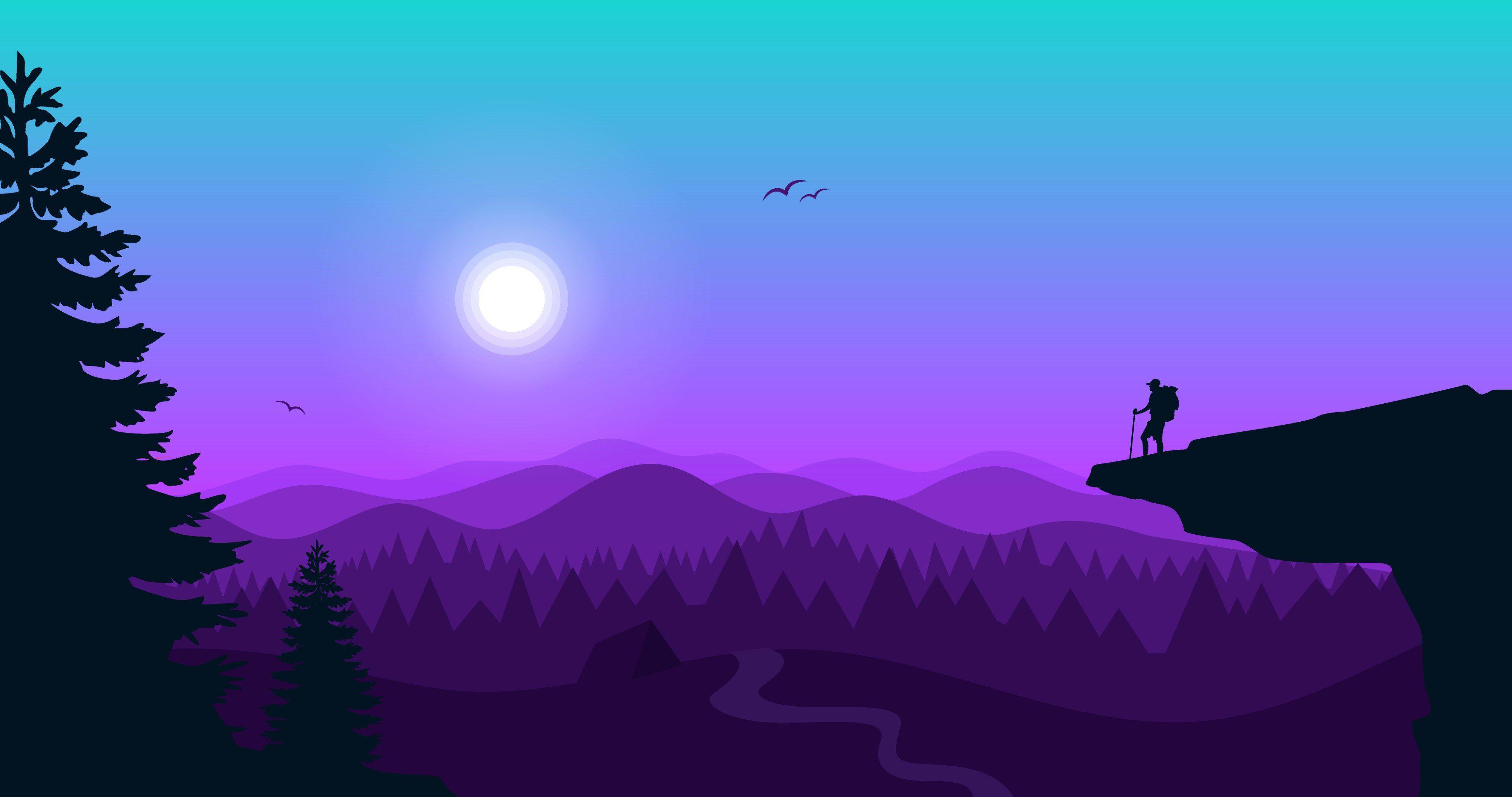 Pink and Purple Minimalist Wallpapers Top Free Pink and Purple