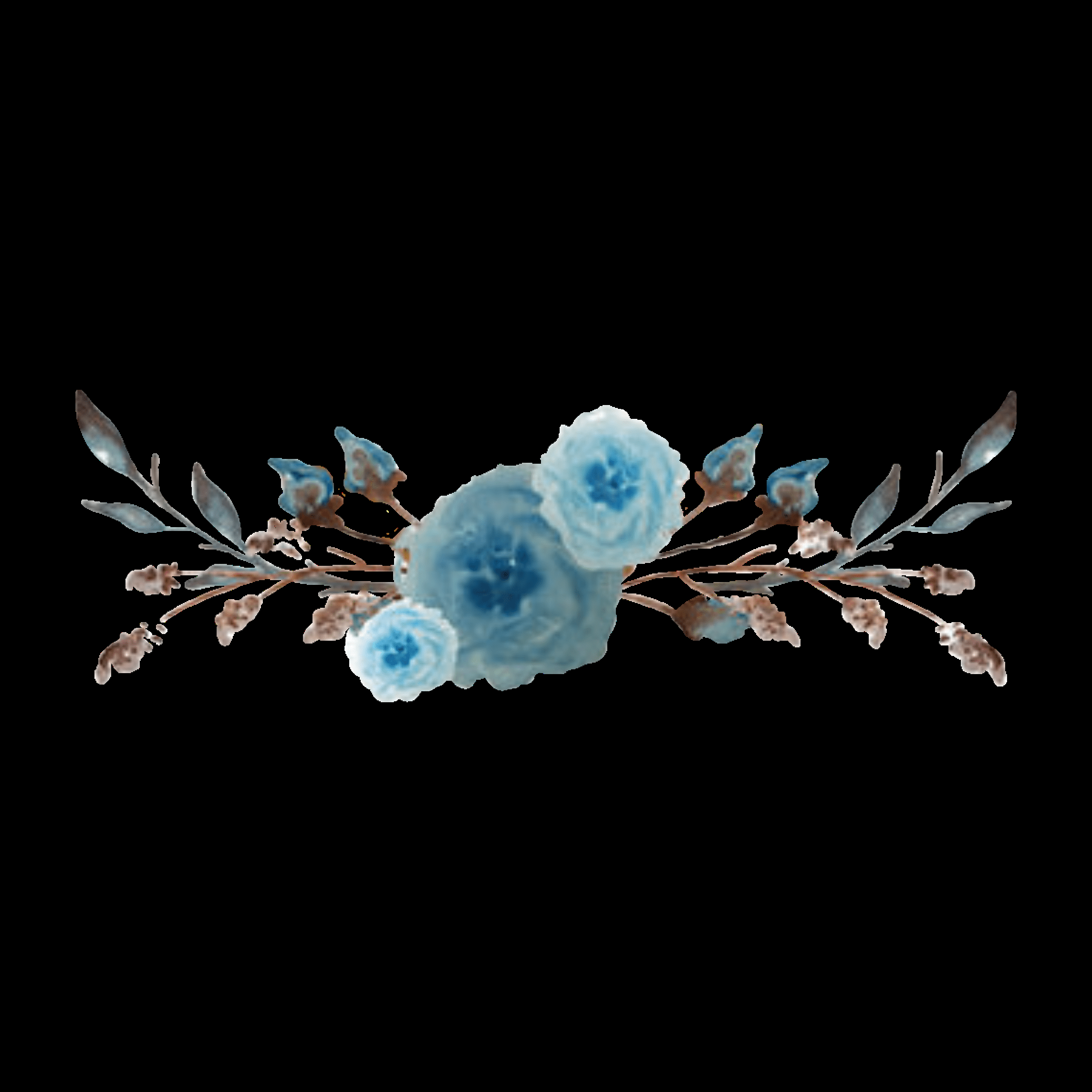 Blue Watercolor Flowers Wallpapers Top Free Blue Watercolor Flowers