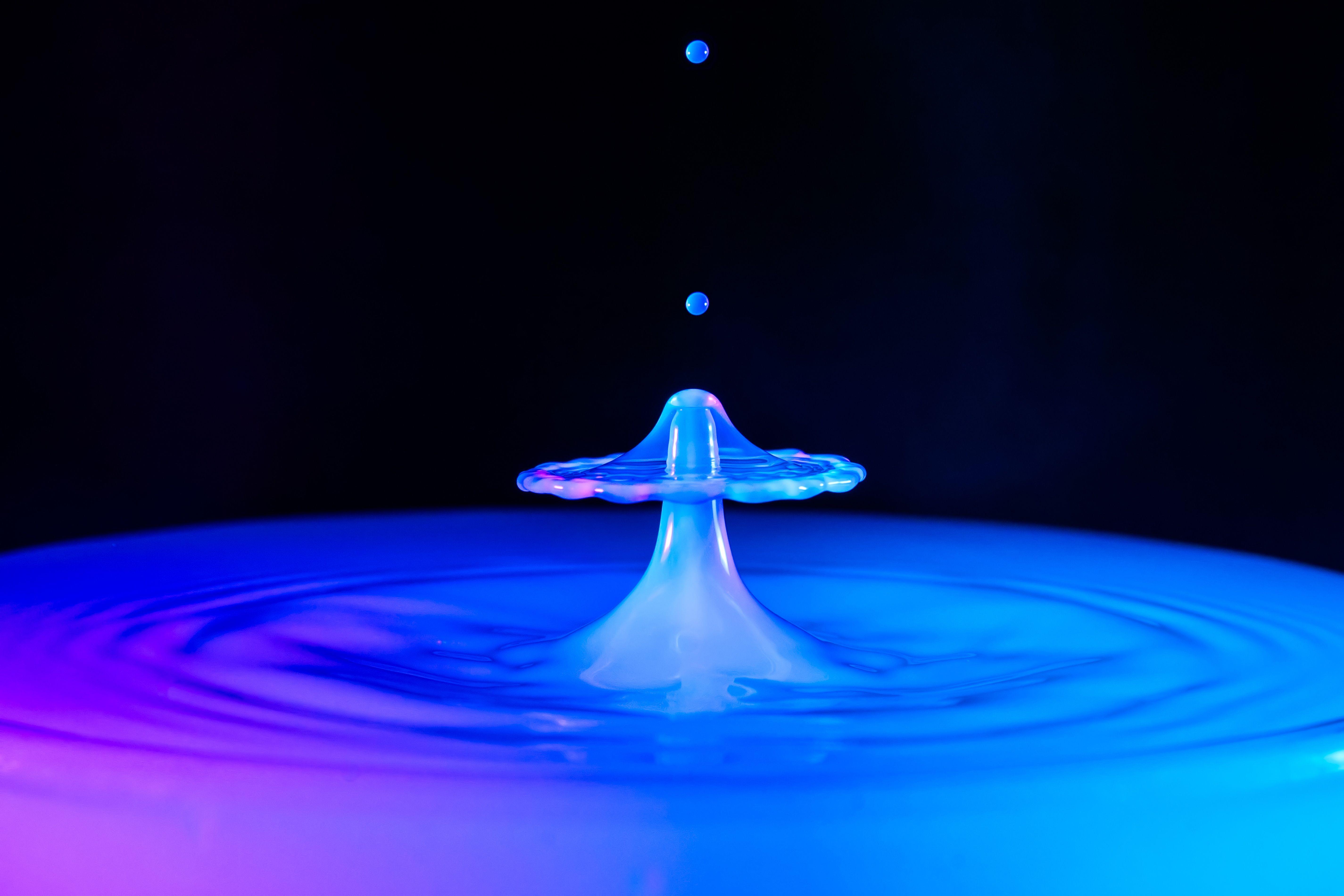 Blue Water Drops Wallpapers Top Free Blue Water Drops Backgrounds