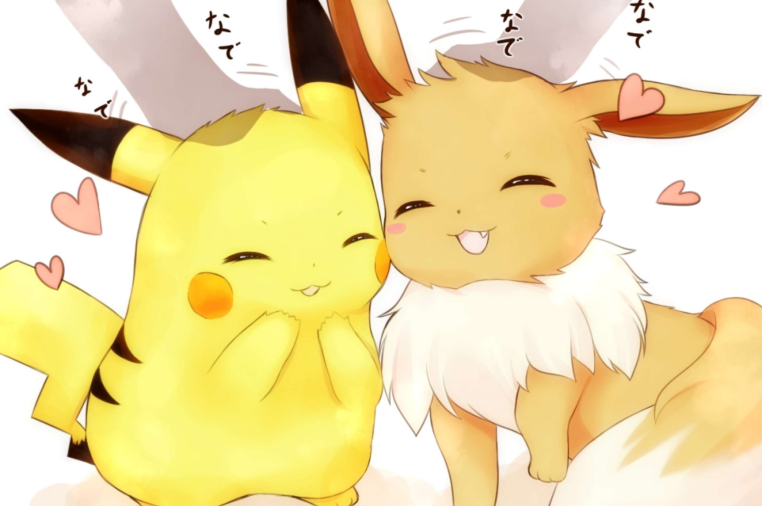 Cute Pikachu and Eevee Wallpapers Top Free Cute Pikachu and Eevee