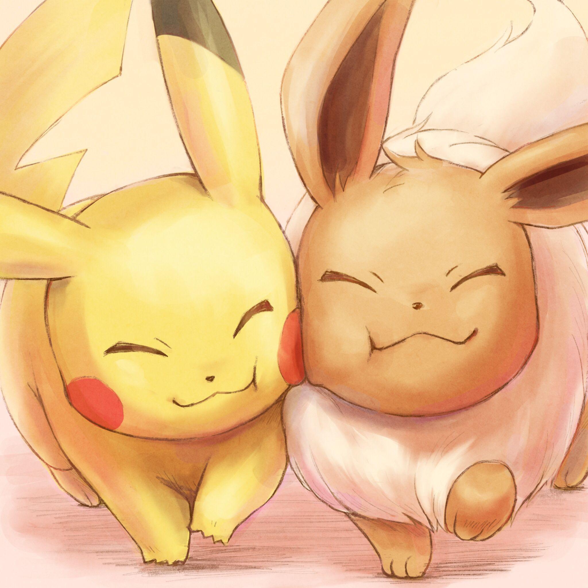 Cute Pikachu and Eevee Wallpapers Top Free Cute Pikachu and Eevee
