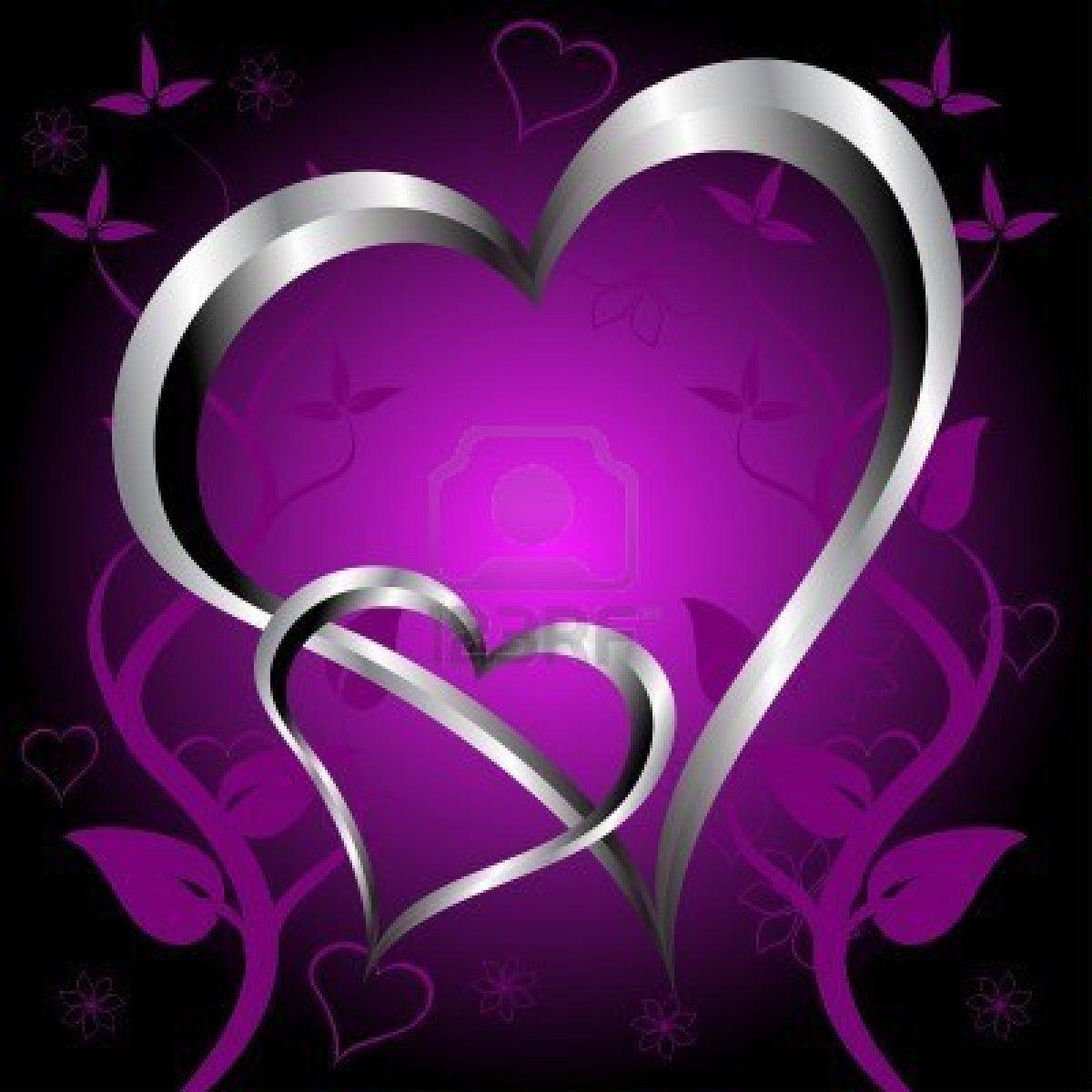 Black and Purple Heart Wallpapers Top Free Black and Purple Heart