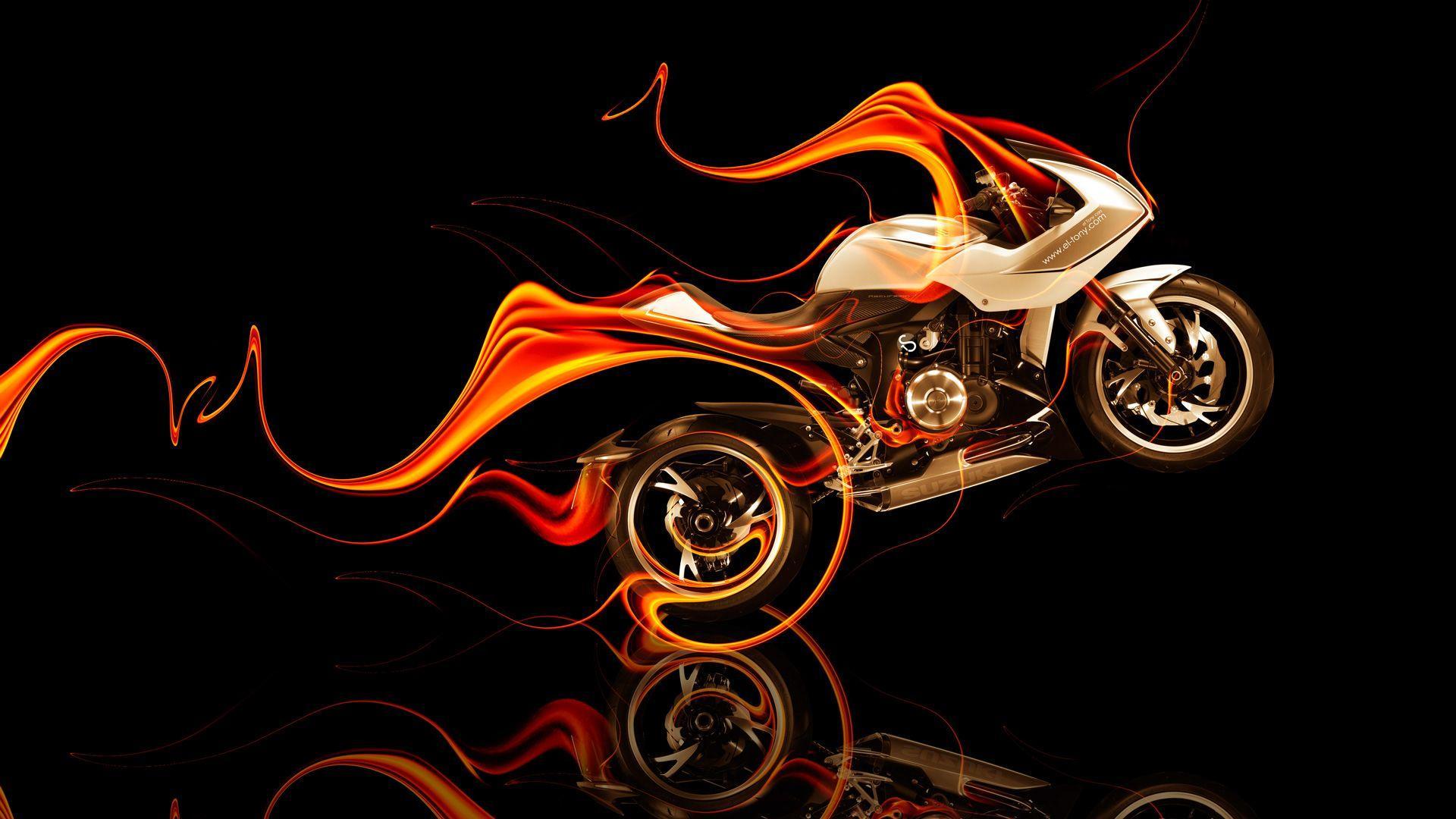 Fire Motorcycle Wallpapers Top Free Fire Motorcycle Backgrounds