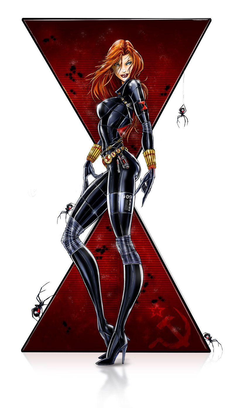 Black Widow Cartoon Wallpapers Top Free Black Widow Cartoon