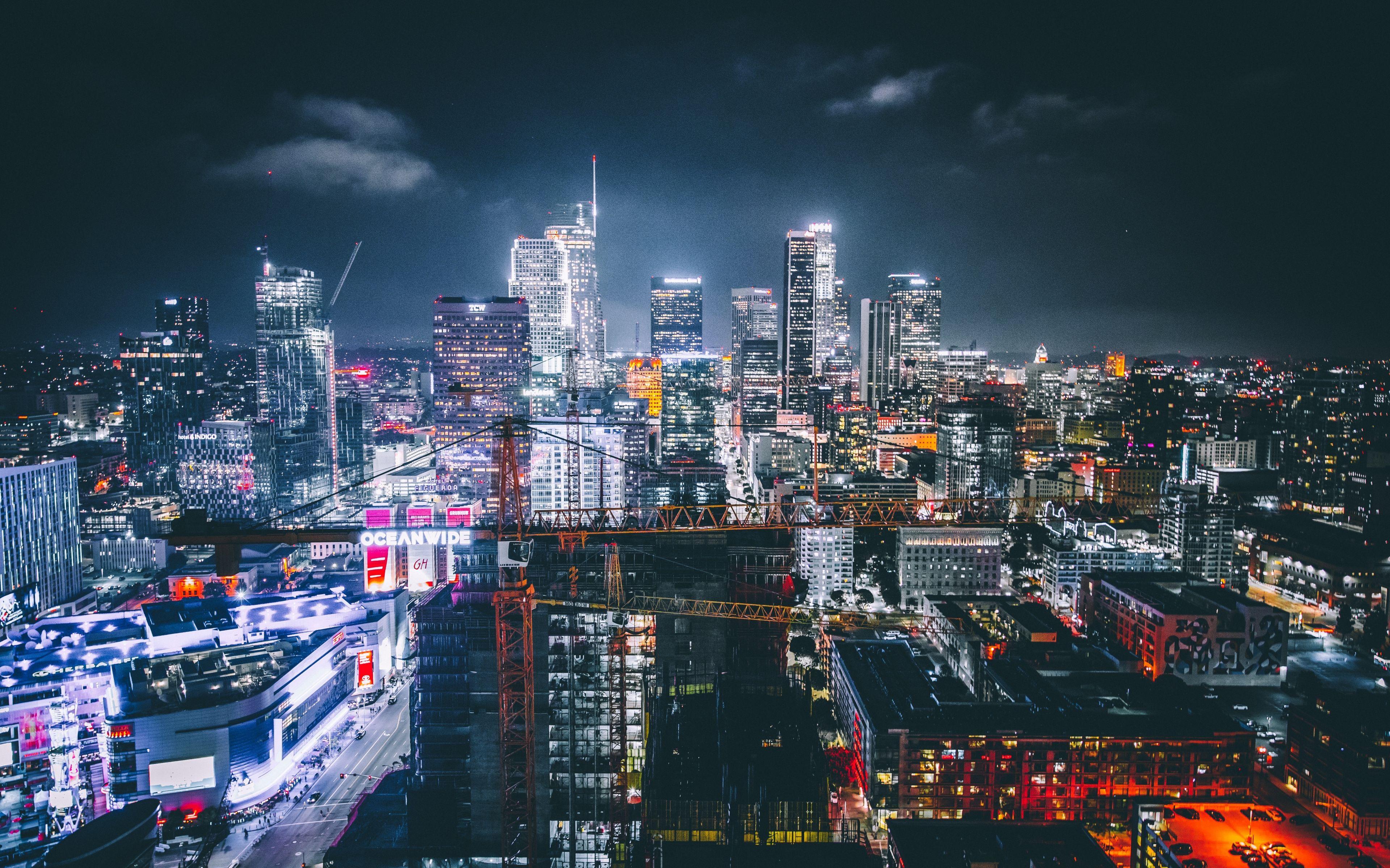 Downtown Los Angeles 4K Wallpapers Top Free Downtown Los Angeles 4K Backgrounds WallpaperAccess