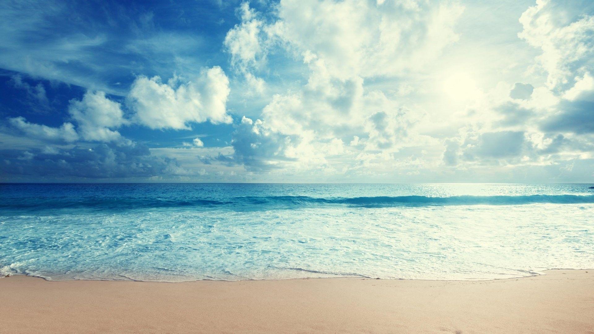 Blue Sky Beach Wallpapers Top Free Blue Sky Beach Backgrounds