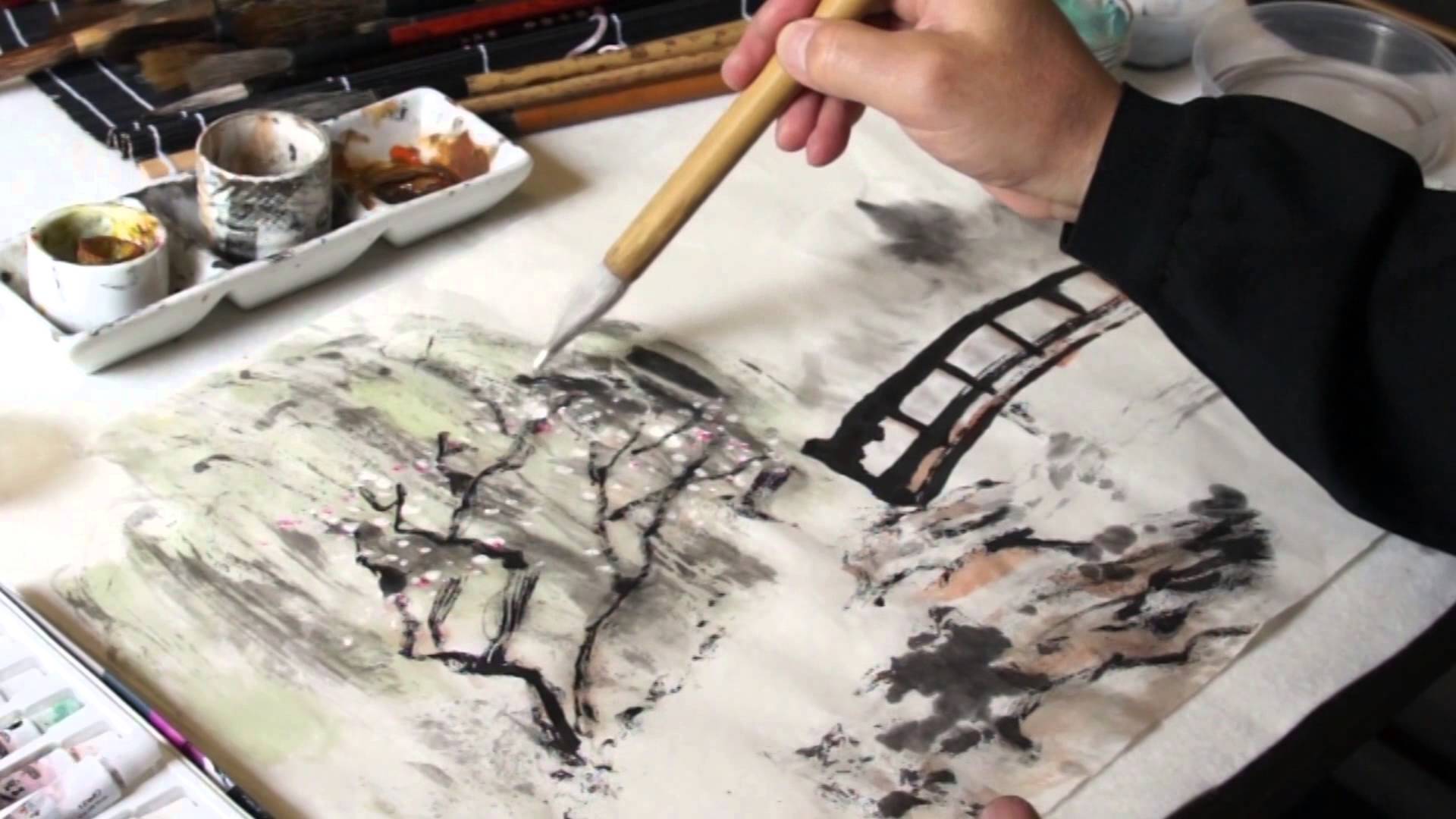 Japanese Ink Painting Wallpapers Top Free Japanese Ink Painting