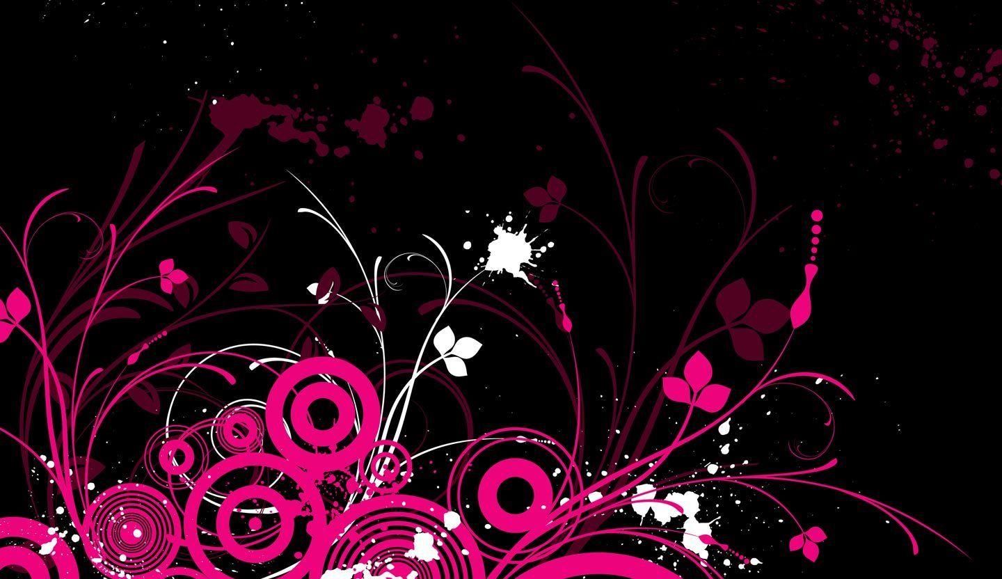 Black Abstract Flower Desktop Wallpapers Top Free Black Abstract