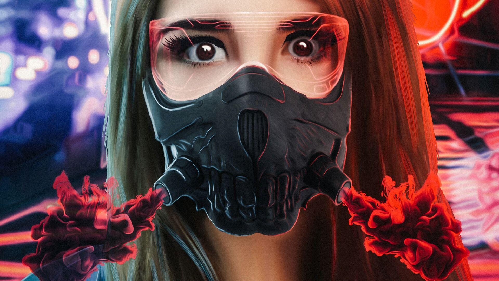 1920x1080 Neon Mask Wallpapers Top Free 1920x1080 Neon Mask