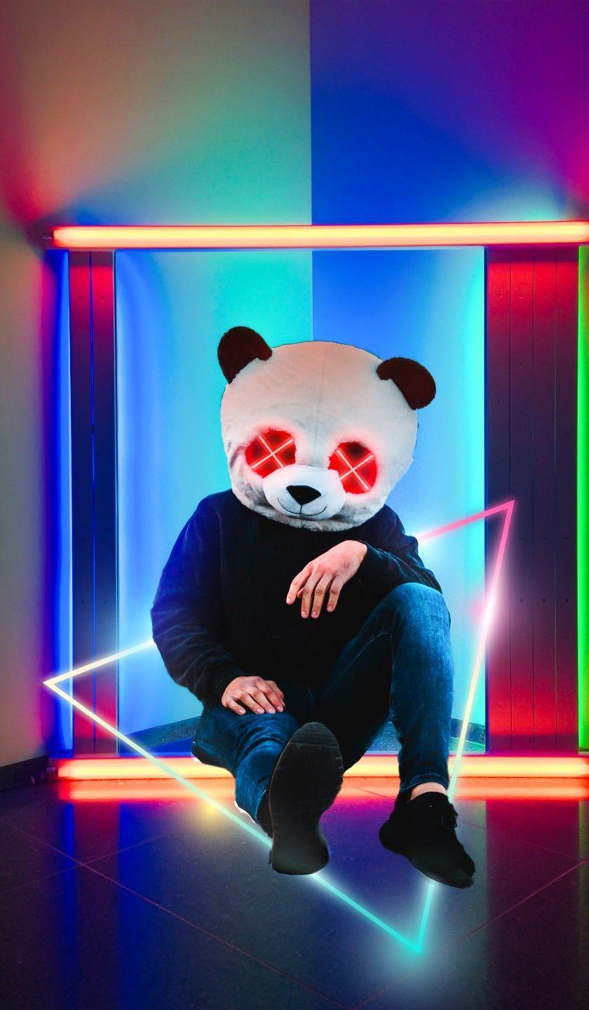 Neon Panda Wallpapers Top Free Neon Panda Backgrounds WallpaperAccess