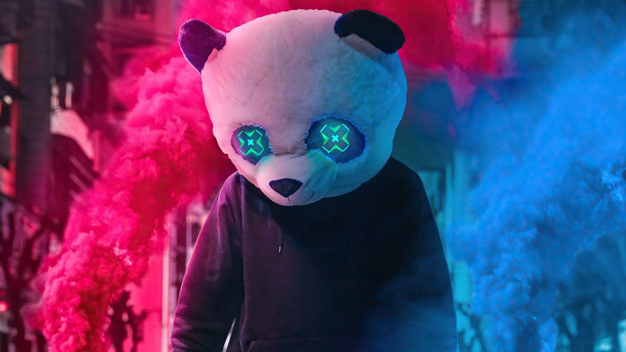 Neon Panda Wallpapers Top Free Neon Panda Backgrounds WallpaperAccess