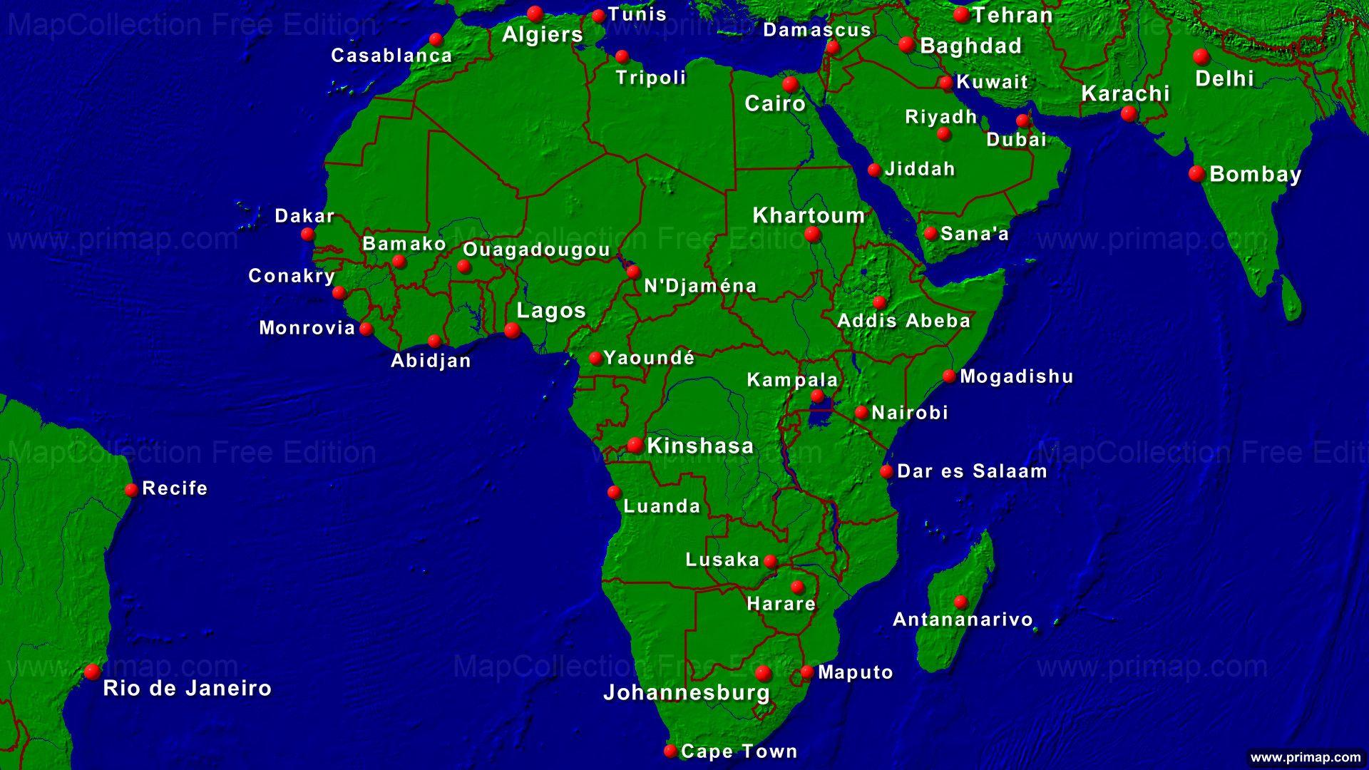 African Map Wallpapers Top Free African Map Backgrounds WallpaperAccess
