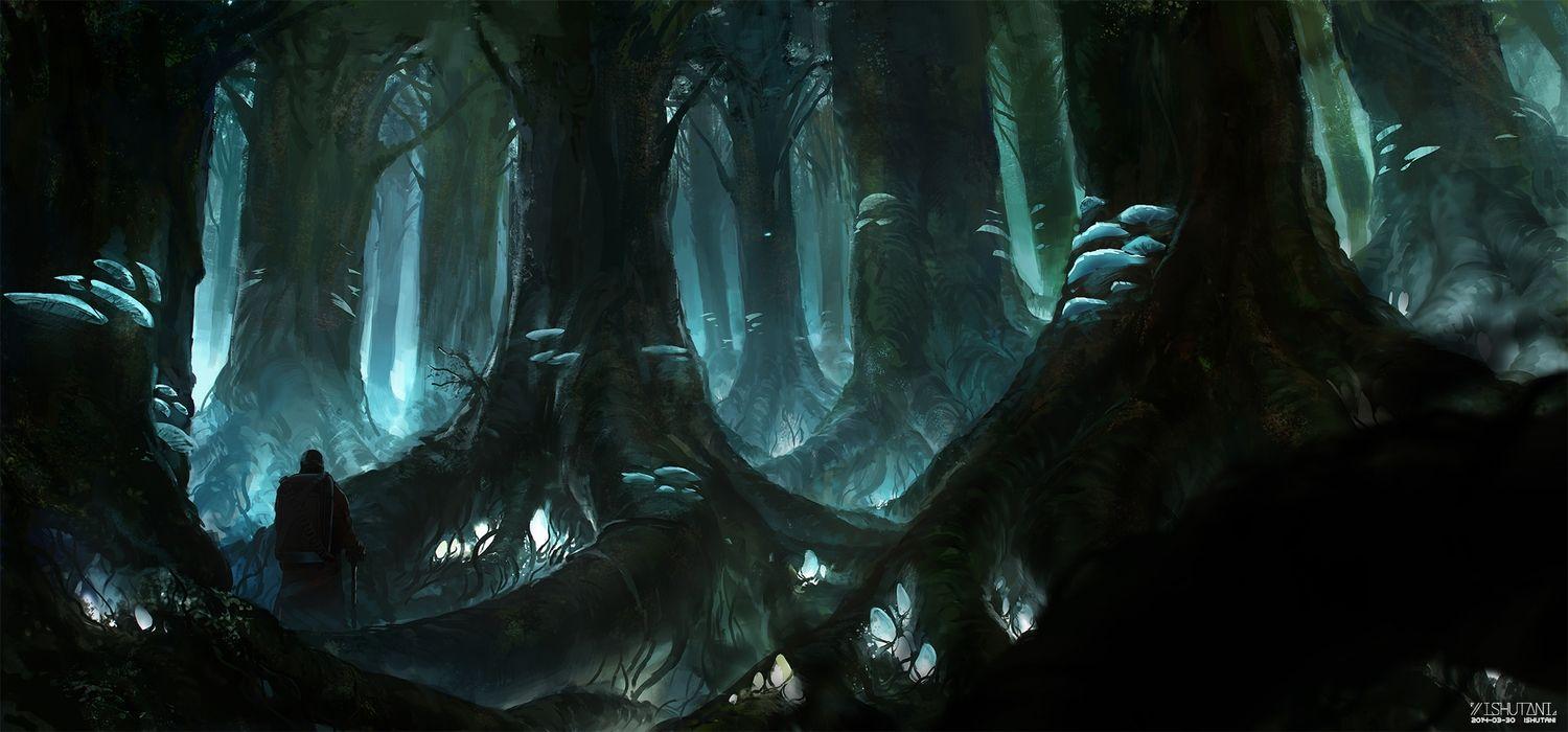 Anime Dark Forest Wallpapers Top Free Anime Dark Forest Backgrounds