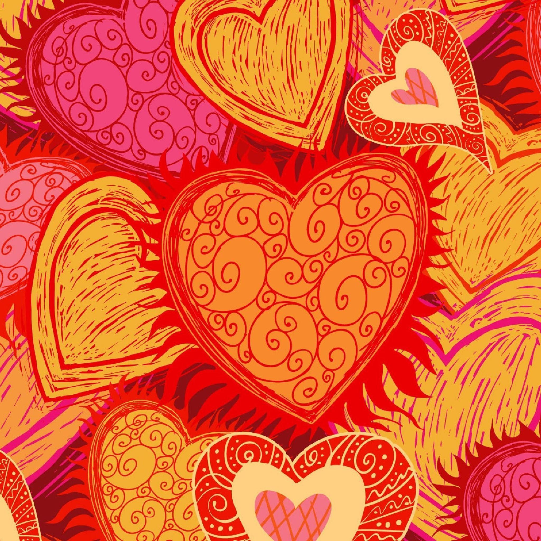 Heart Art Wallpapers Top Free Heart Art Backgrounds WallpaperAccess