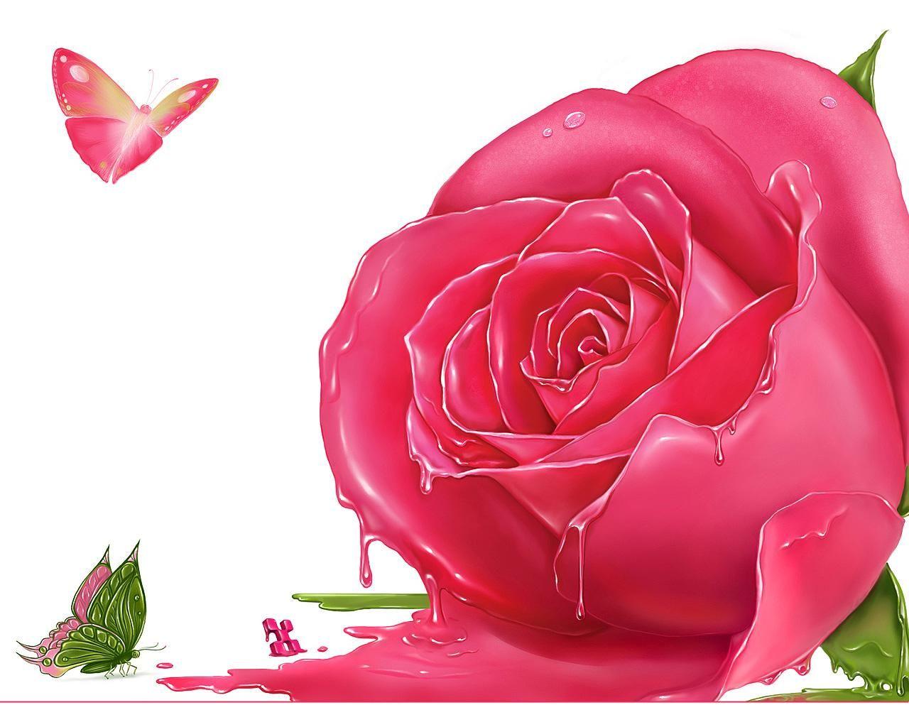 Cartoon Cute Rose Wallpapers Top Free Cartoon Cute Rose Backgrounds