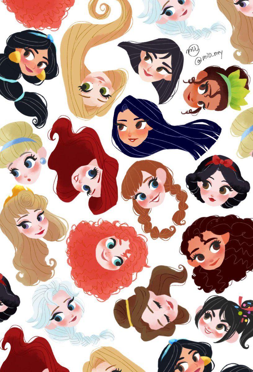 Cute Disney Princess Wallpapers Top Free Cute Disney Princess Backgrounds WallpaperAccess