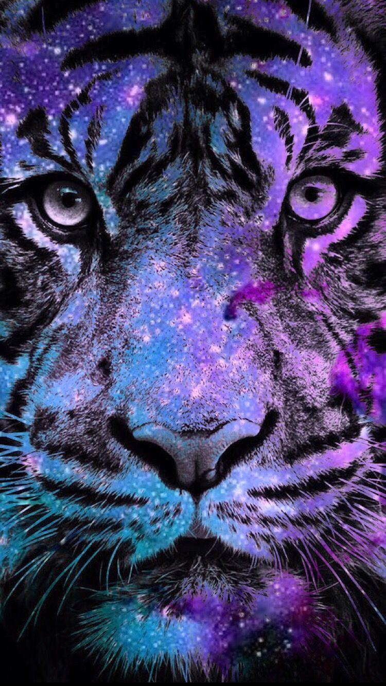 Galaxy Tiger Wallpapers Top Free Galaxy Tiger Backgrounds