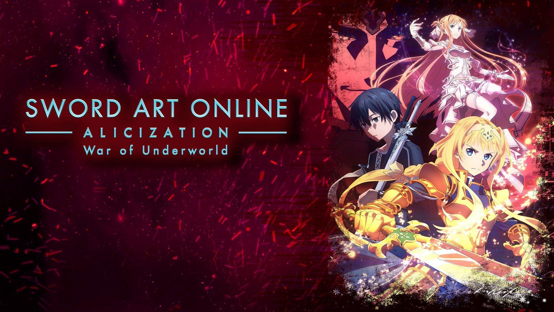 Sword Art Online Alicization War of Underworld Wallpapers Top Free Sword Art Online