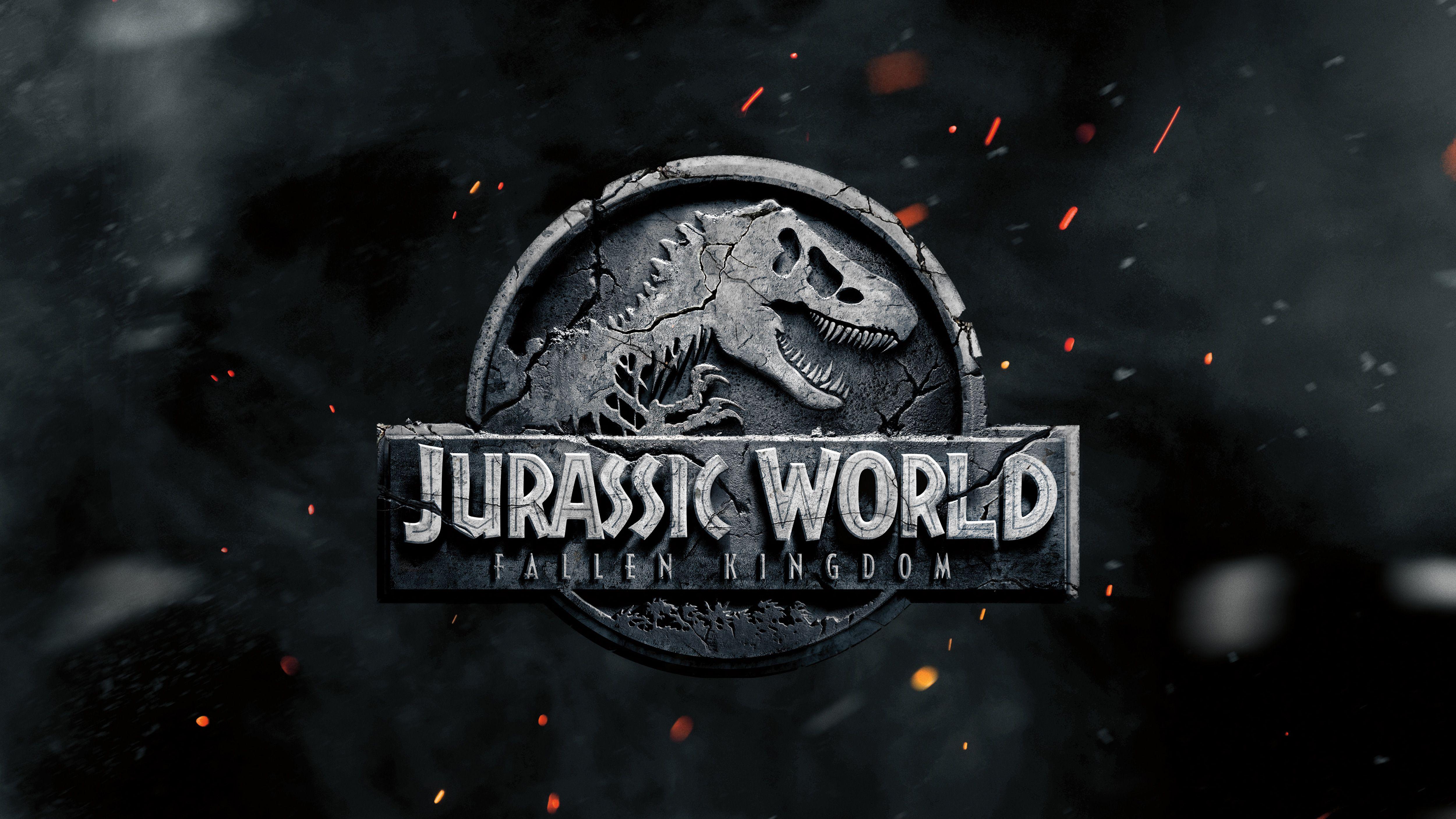 Jurassic World 4K Logo Wallpapers Top Free Jurassic World 4K Logo