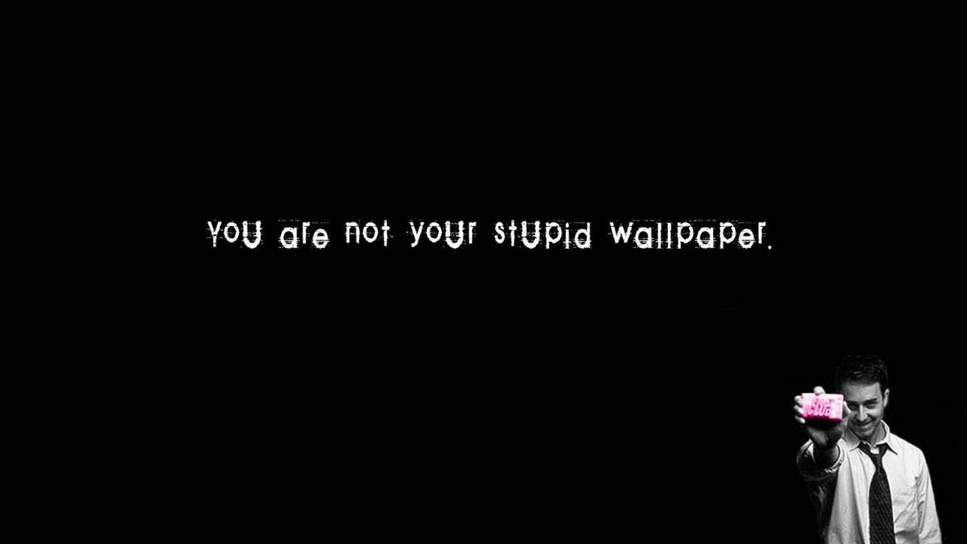 Fight Club Quotes Wallpapers Top Free Fight Club Quotes Backgrounds WallpaperAccess