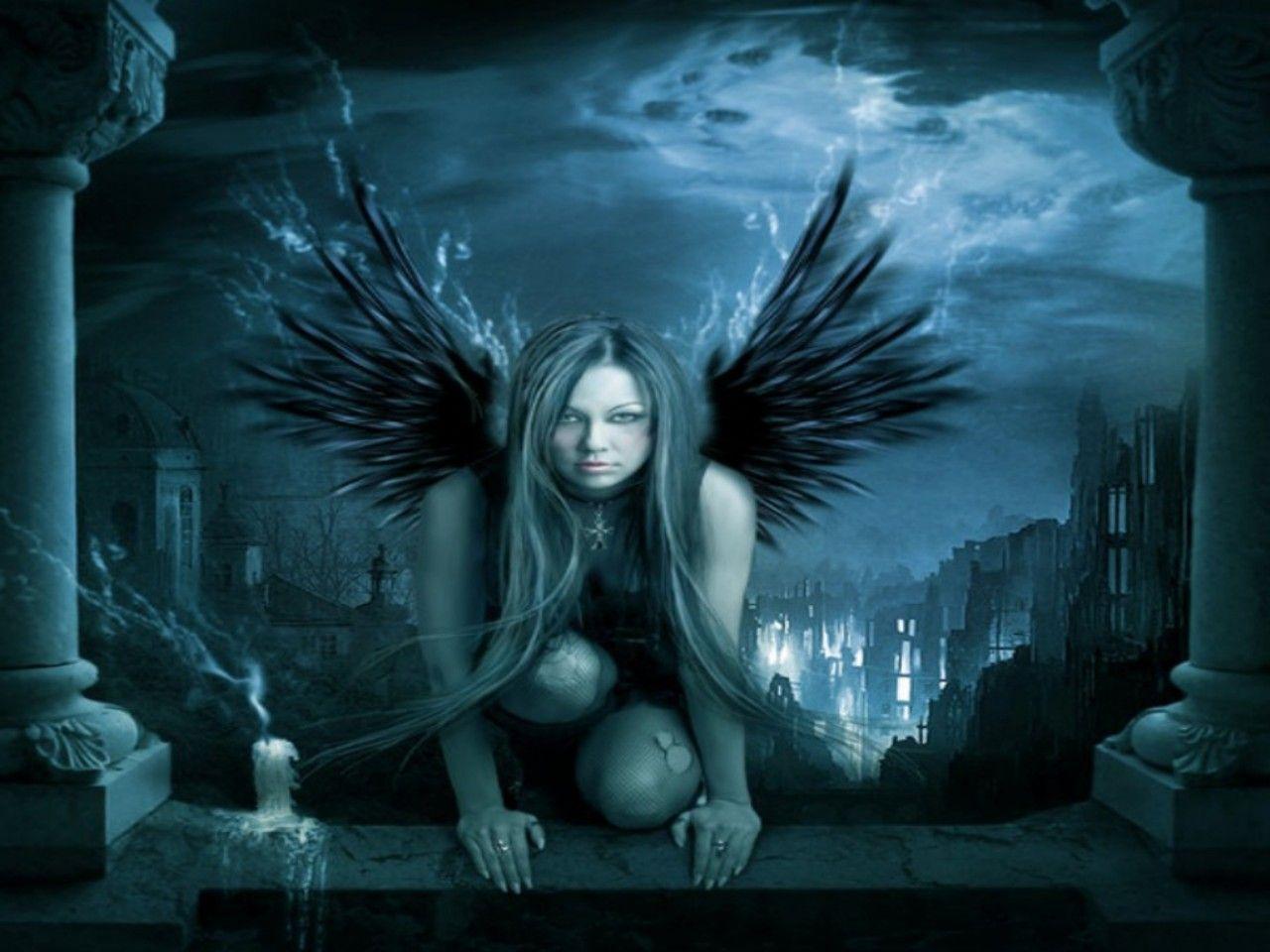 Gothic Angel Wallpapers Top Free Gothic Angel Backgrounds