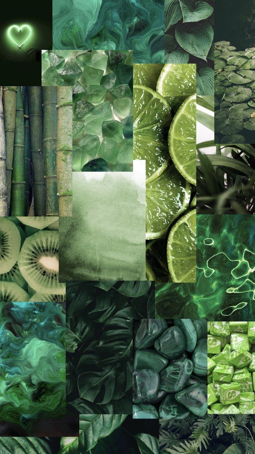 Green Collage Wallpapers Top Free Green Collage Backgrounds