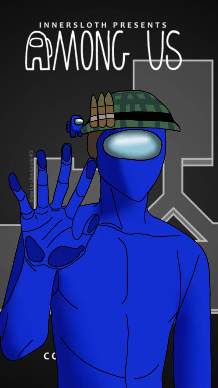 Among Us Blue Wallpapers Top Free Among Us Blue Backgrounds