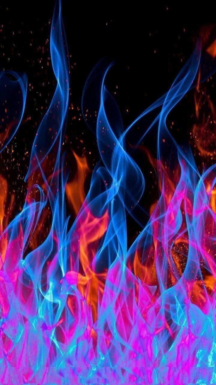 Neon Fire Wallpapers Top Free Neon Fire Backgrounds WallpaperAccess