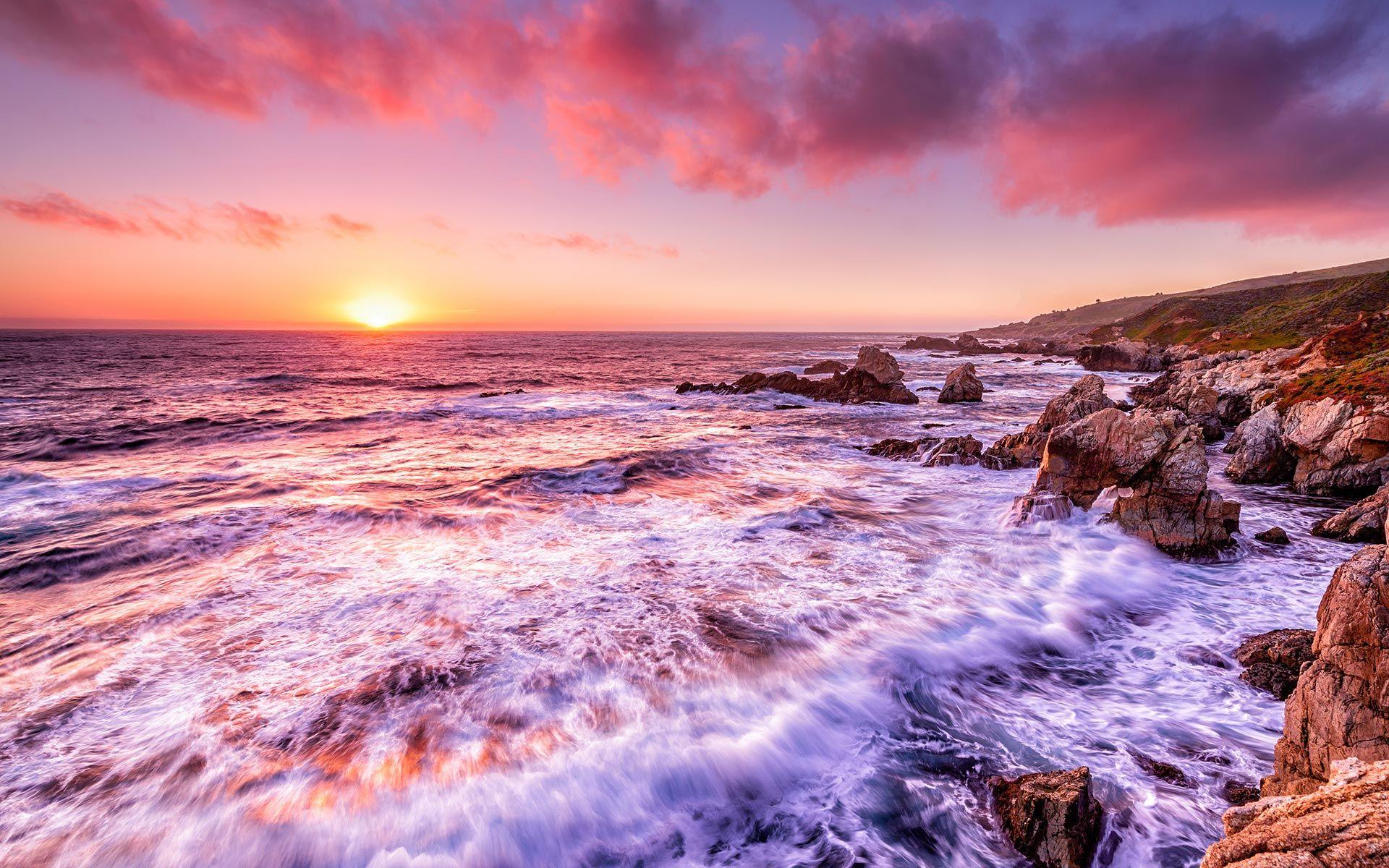 Pink Beach Wallpapers Top Free Pink Beach Backgrounds WallpaperAccess