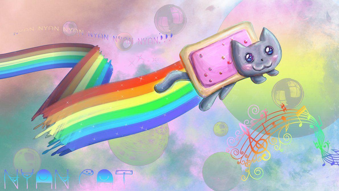 Nyan Cat Wallpapers Top Free Nyan Cat Backgrounds WallpaperAccess