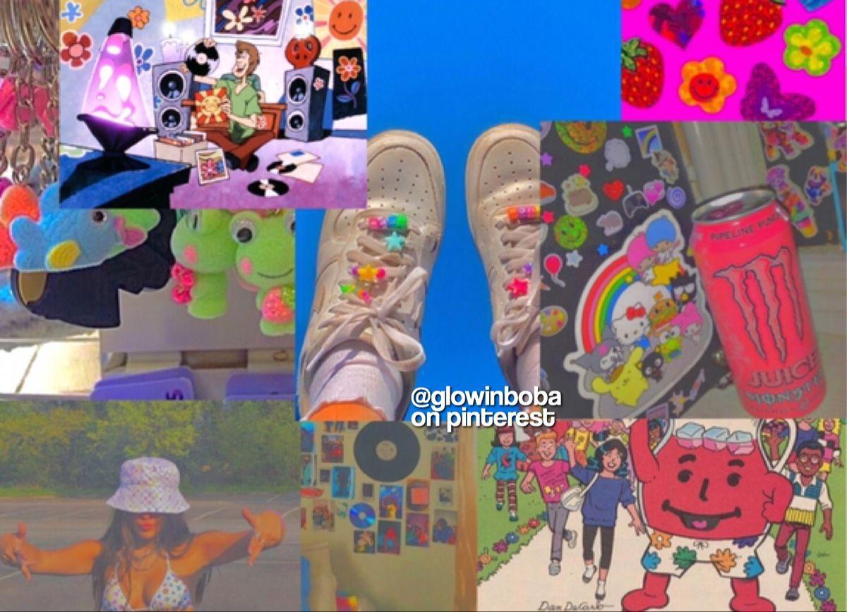 Aesthetic Indie Flowers Cartoon Wallpaper Drawthevirtual