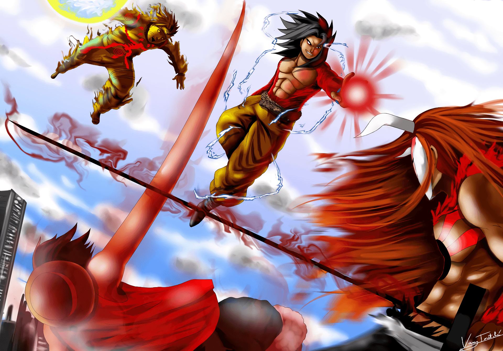 Naruto vs Goku Wallpapers Top Free Naruto vs Goku Backgrounds