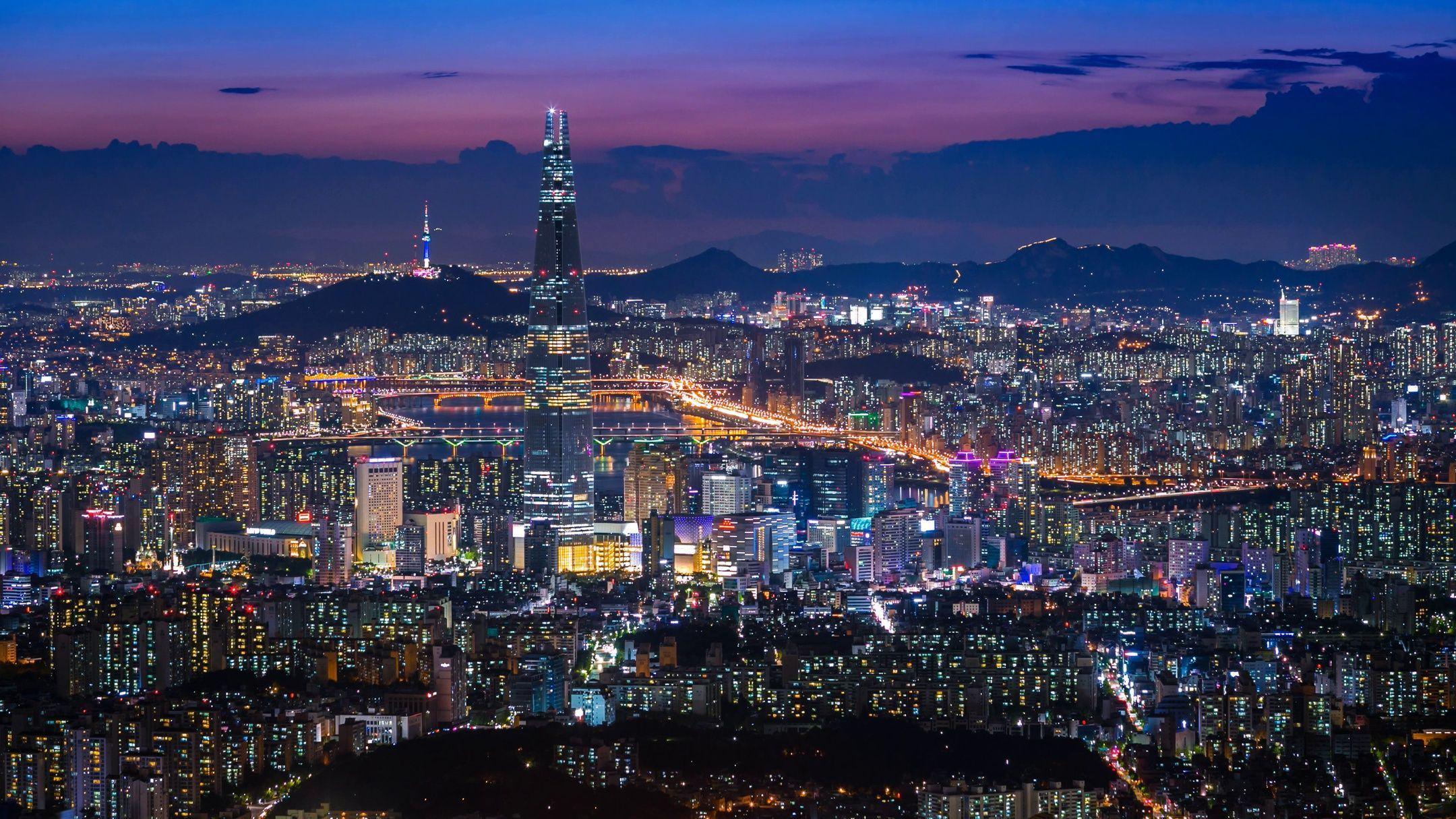 Seoul City Night Wallpapers Top Free Seoul City Night Backgrounds