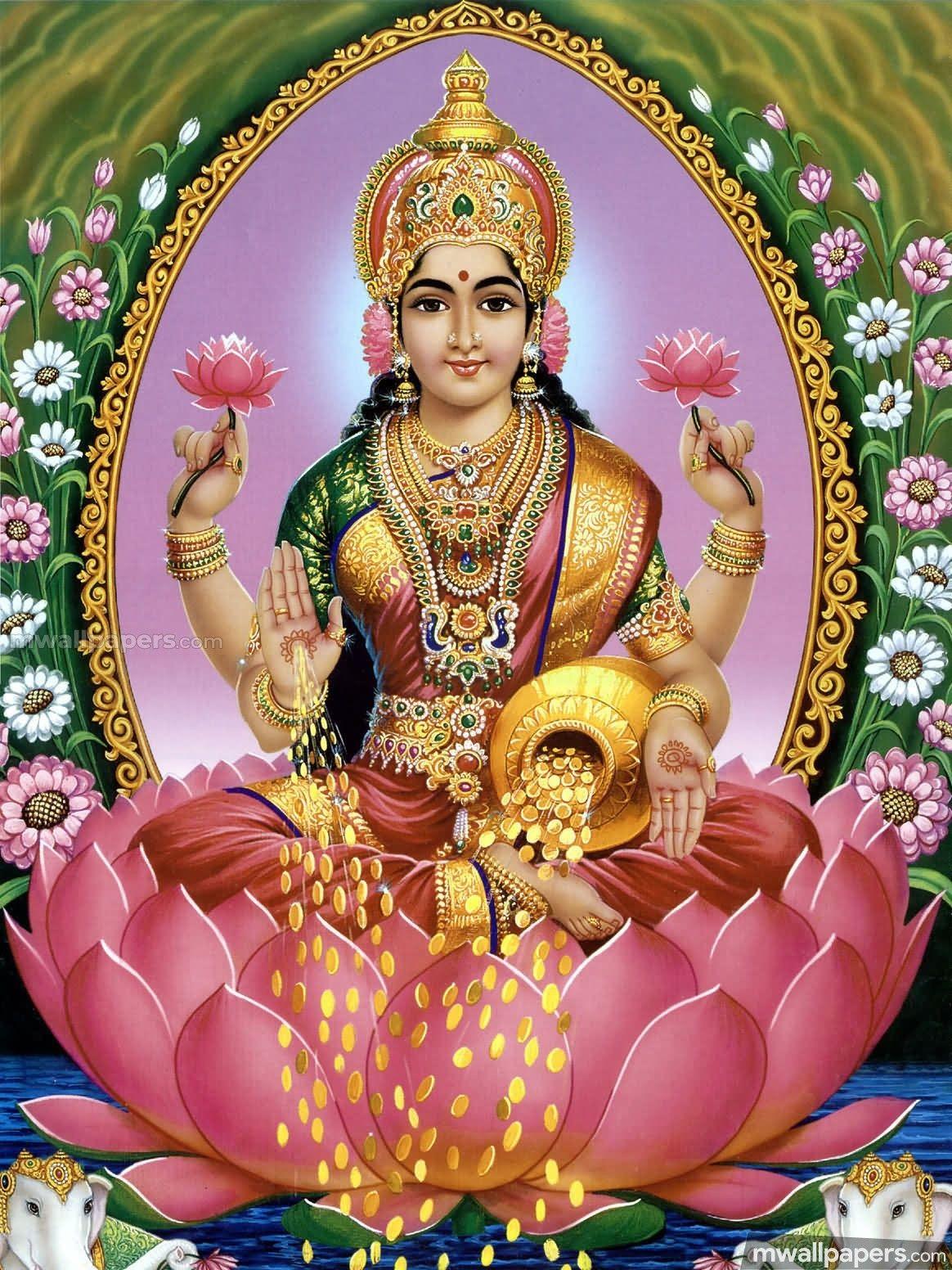 Goddess Lakshmi HD Wallpapers Top Free Goddess Lakshmi HD Backgrounds