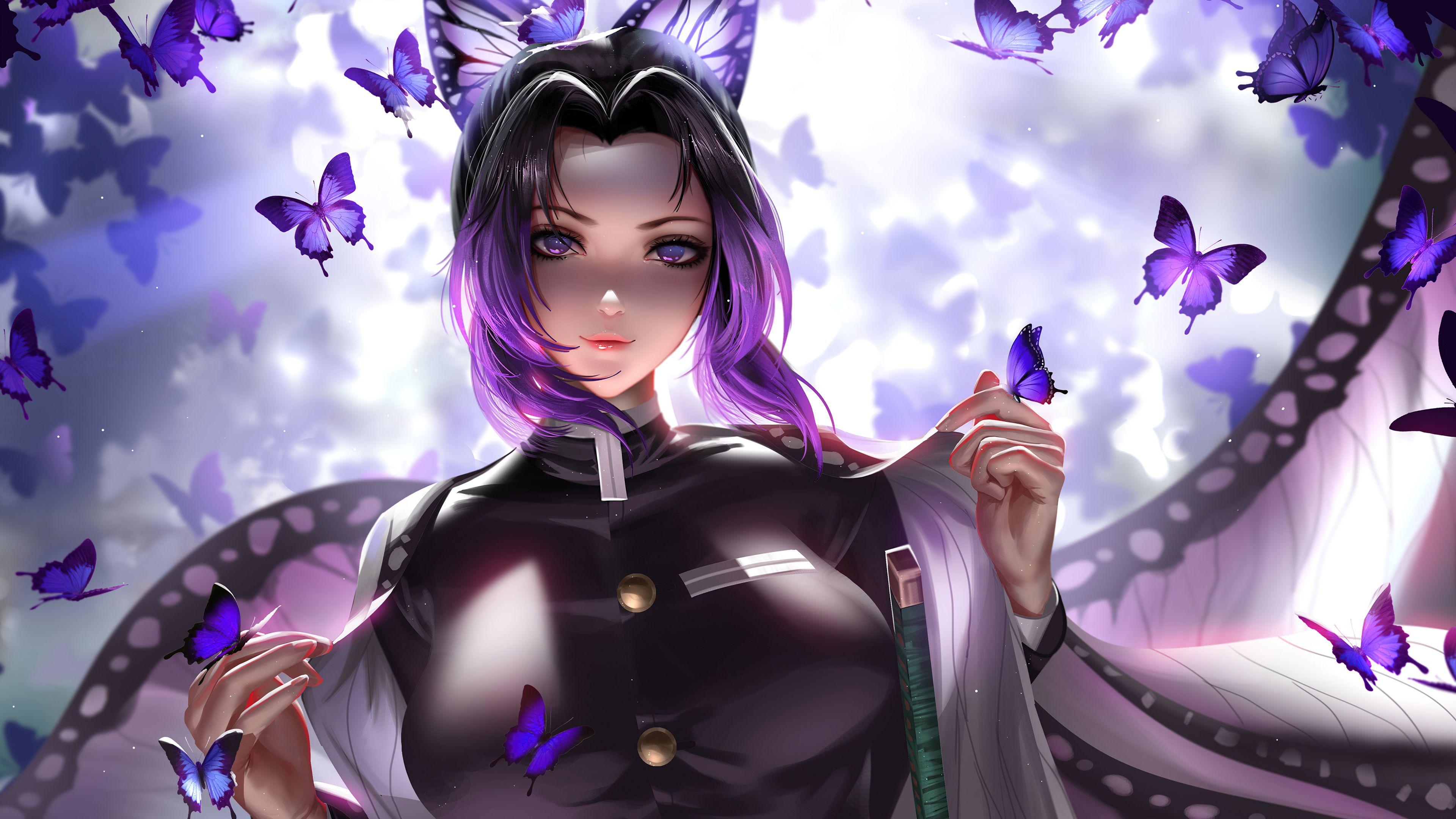 Shinobu 4K Wallpapers Top Free Shinobu 4K Backgrounds WallpaperAccess