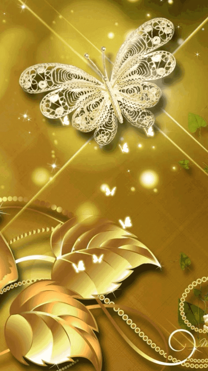 Gold and Black Butterfly Wallpapers Top Free Gold and Black Butterfly