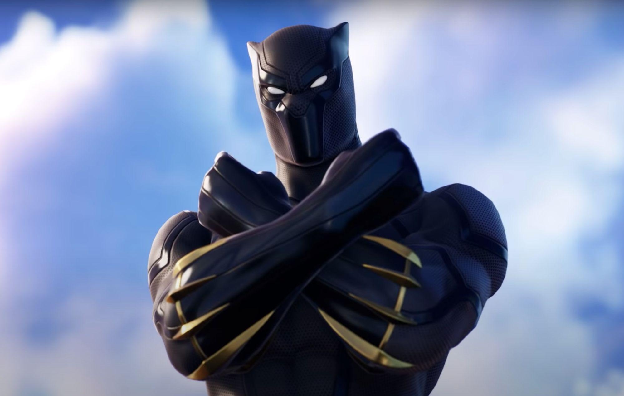 Black Panther Fortnite Wallpapers Top Free Black Panther Fortnite