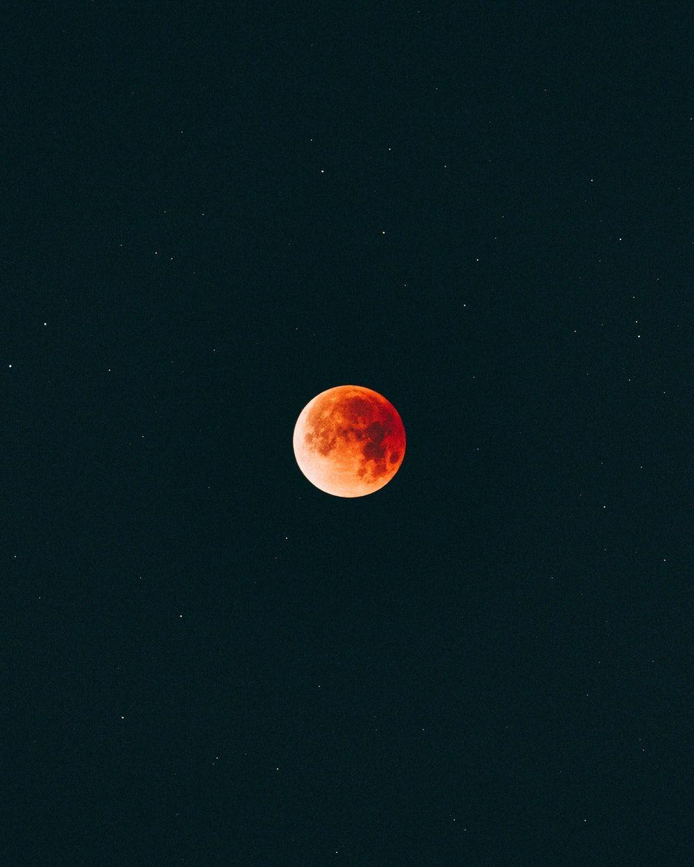 Aesthetic Wallpaper Red Moon Search your top hd images for your phone