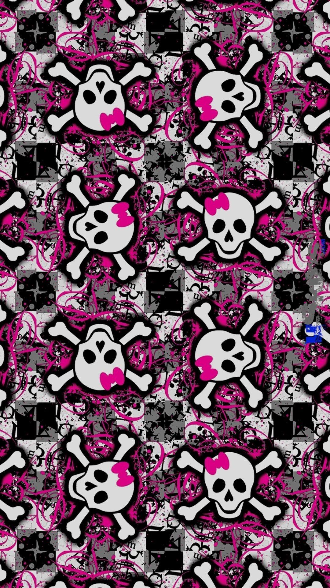 Cute Pink Skull Wallpapers Top Free Cute Pink Skull Backgrounds