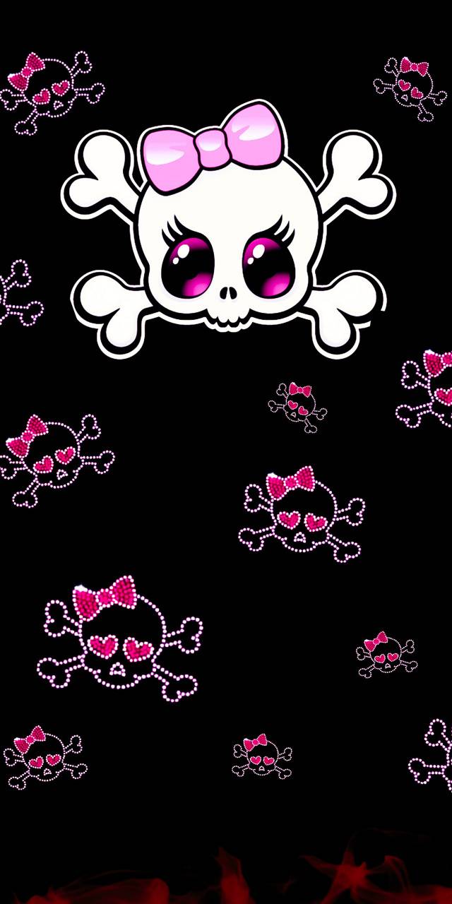 Cute Pink Skull Wallpapers Top Free Cute Pink Skull Backgrounds