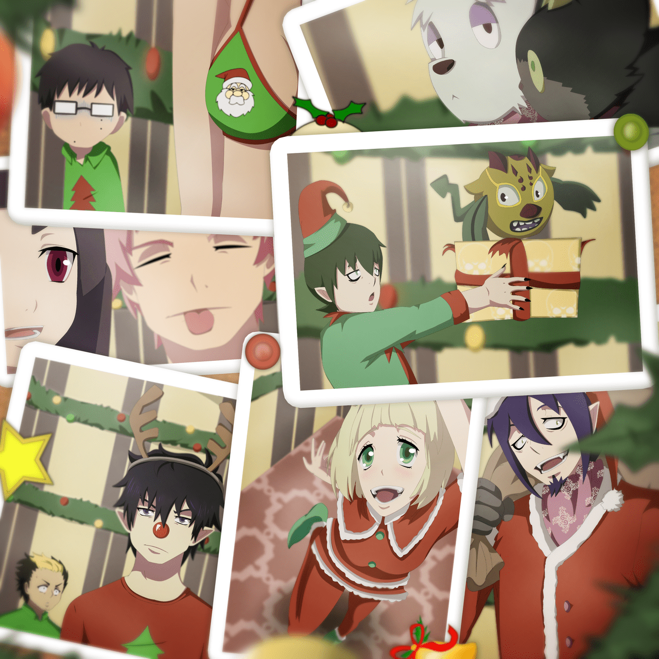 Blue Exorcist Christmas Wallpapers Top Free Blue Exorcist Christmas