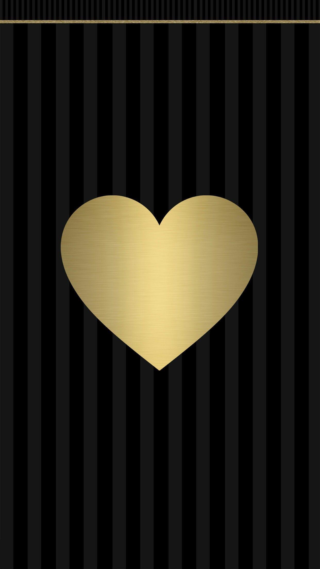 Gold Heart Wallpapers Top Free Gold Heart Backgrounds WallpaperAccess