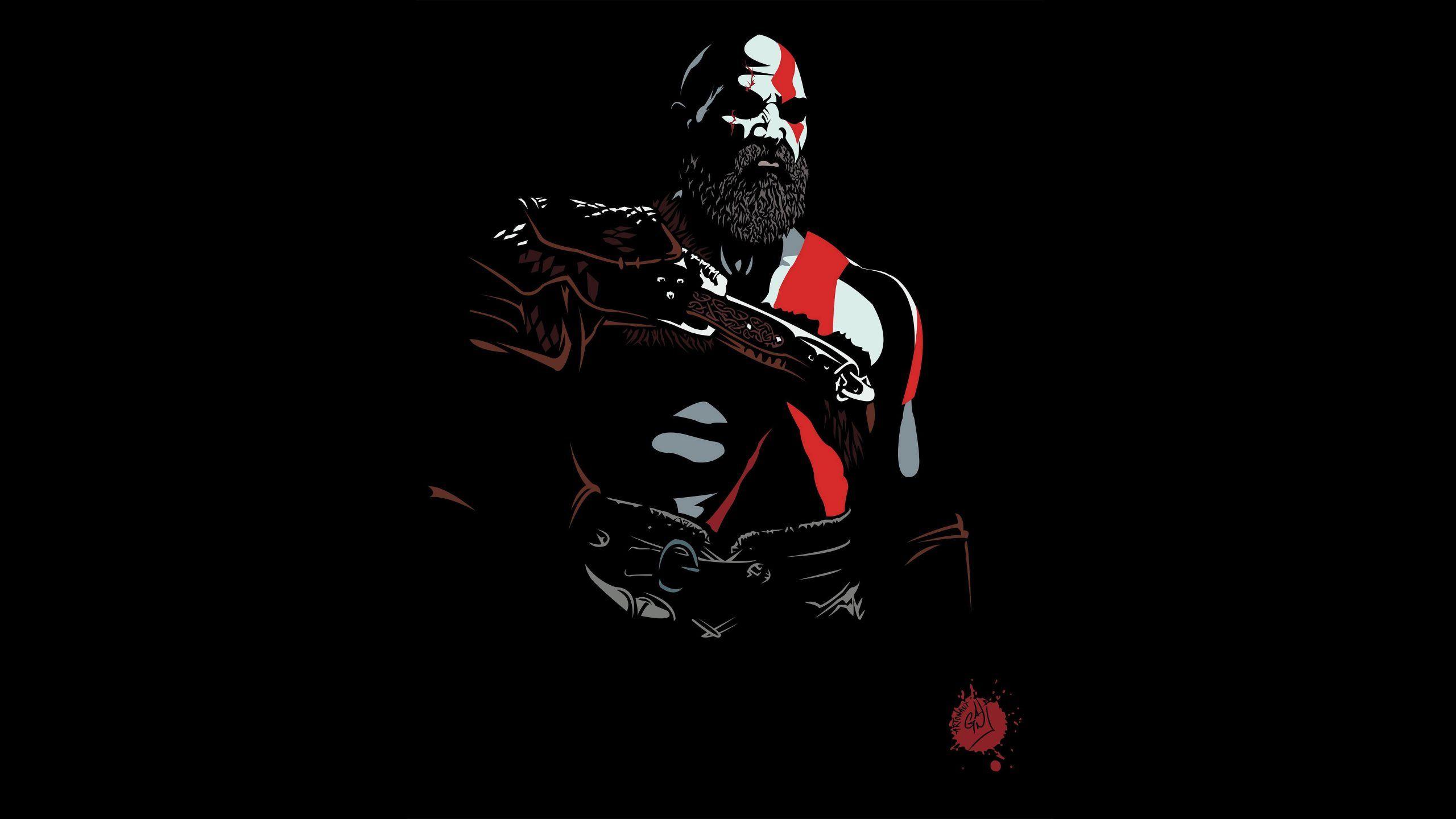 God of War Minimalist Wallpapers Top Free God of War Minimalist